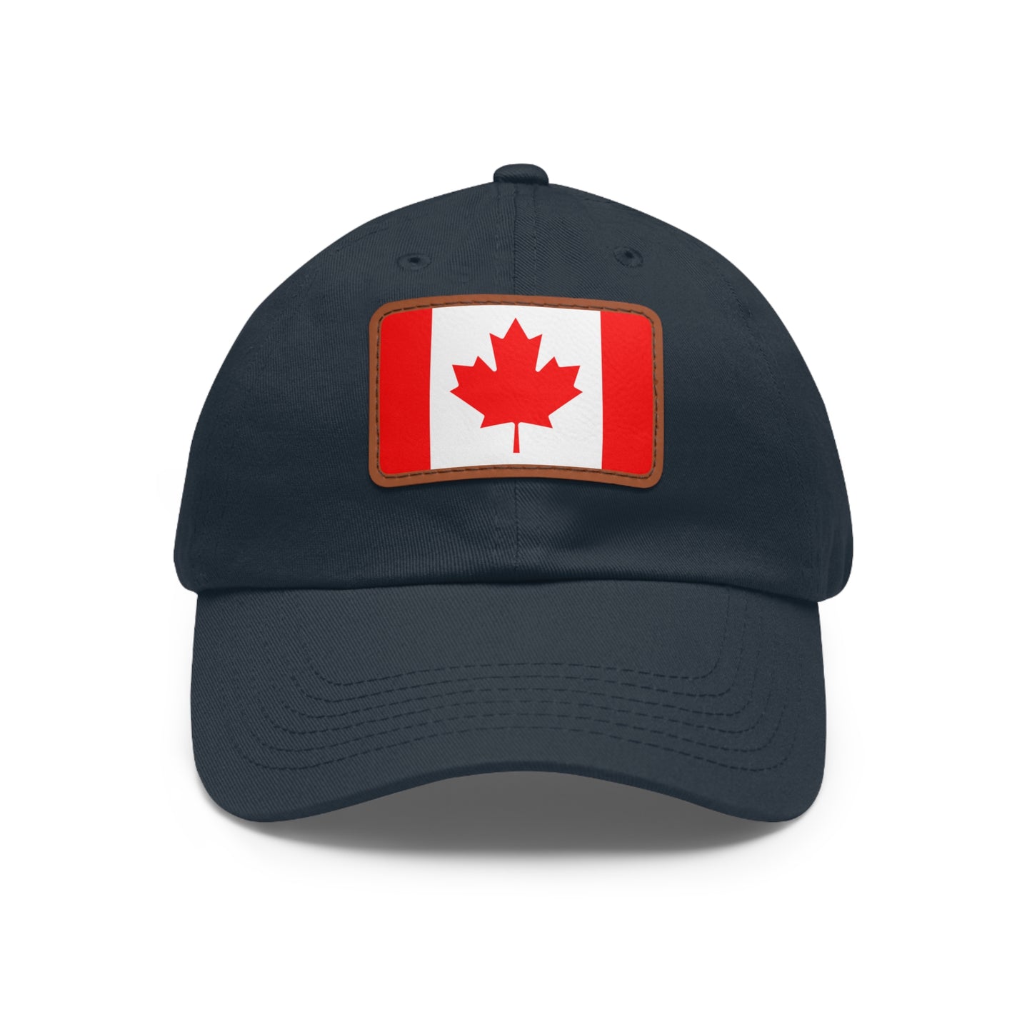 Canada Leather Patch Hat