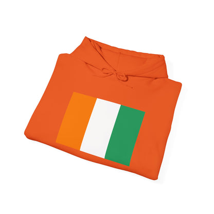 Cote d'Ivoire Flag Hoodies