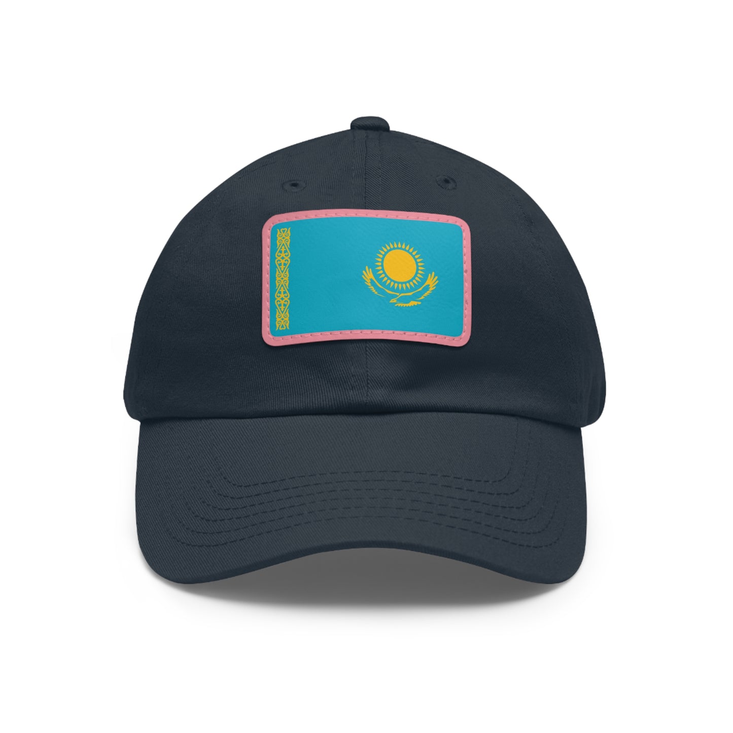 Kazakhstan Leather Patch Hat