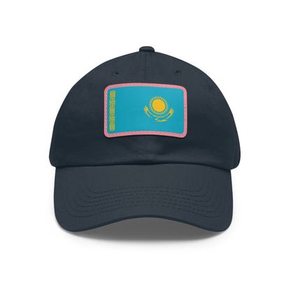 Kazakhstan Leather Patch Hat