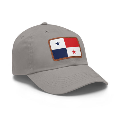 Panama Leather Patch Hat