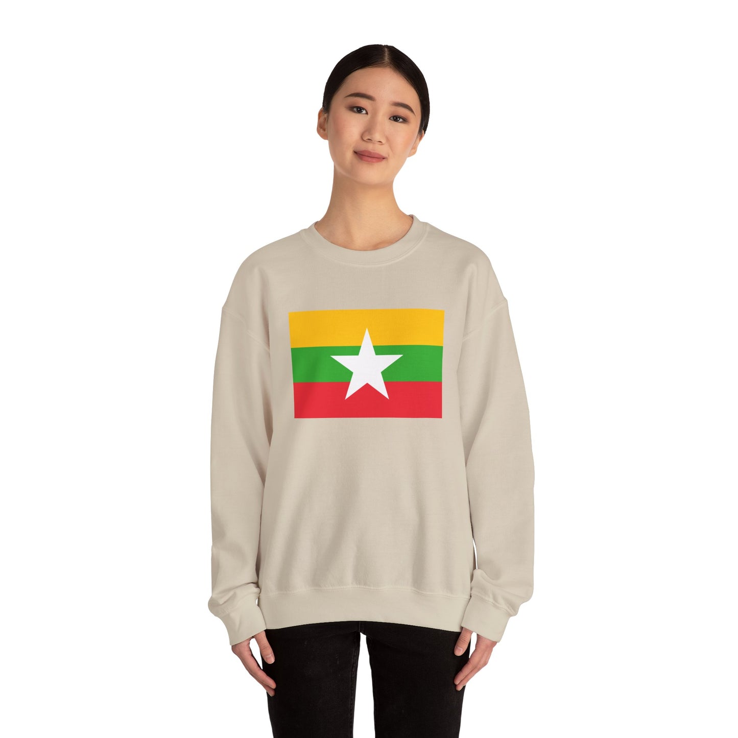 Myanmar Flag Sweatshirt