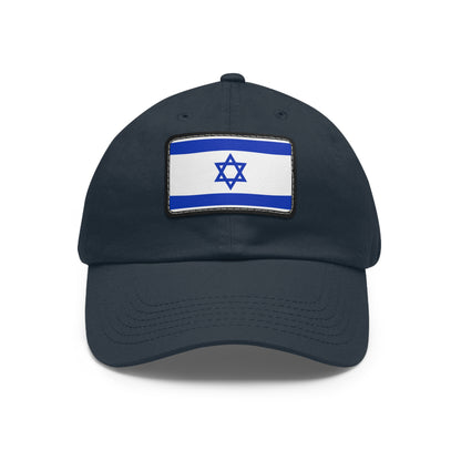 Israel Leather Patch Hat