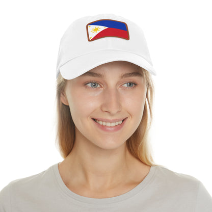 Philippines Leather Patch Hat