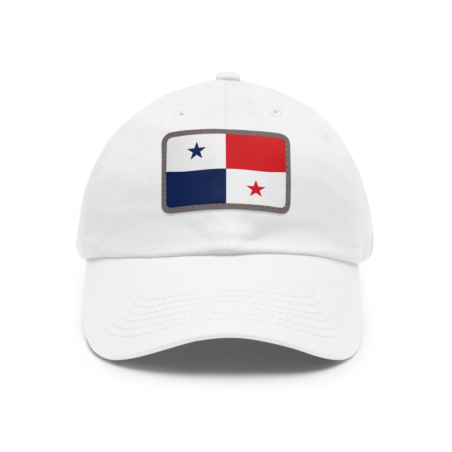 Panama Leather Patch Hat