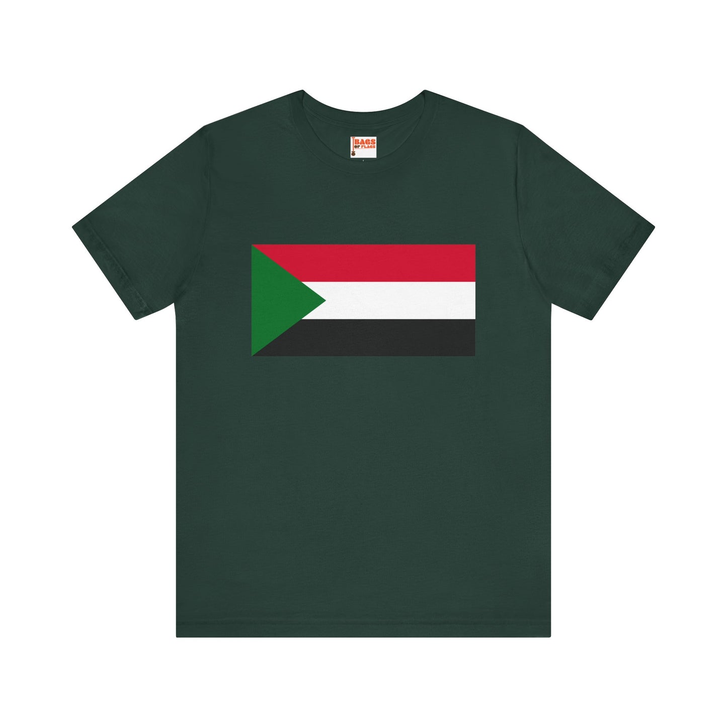 Sudan Flag on T-shirt