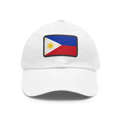 Philippines Leather Patch Hat