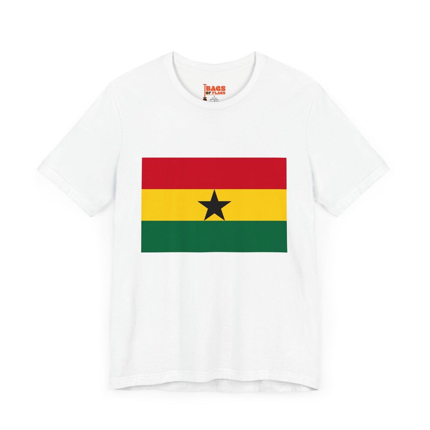 Ghana Flag on T-shirt