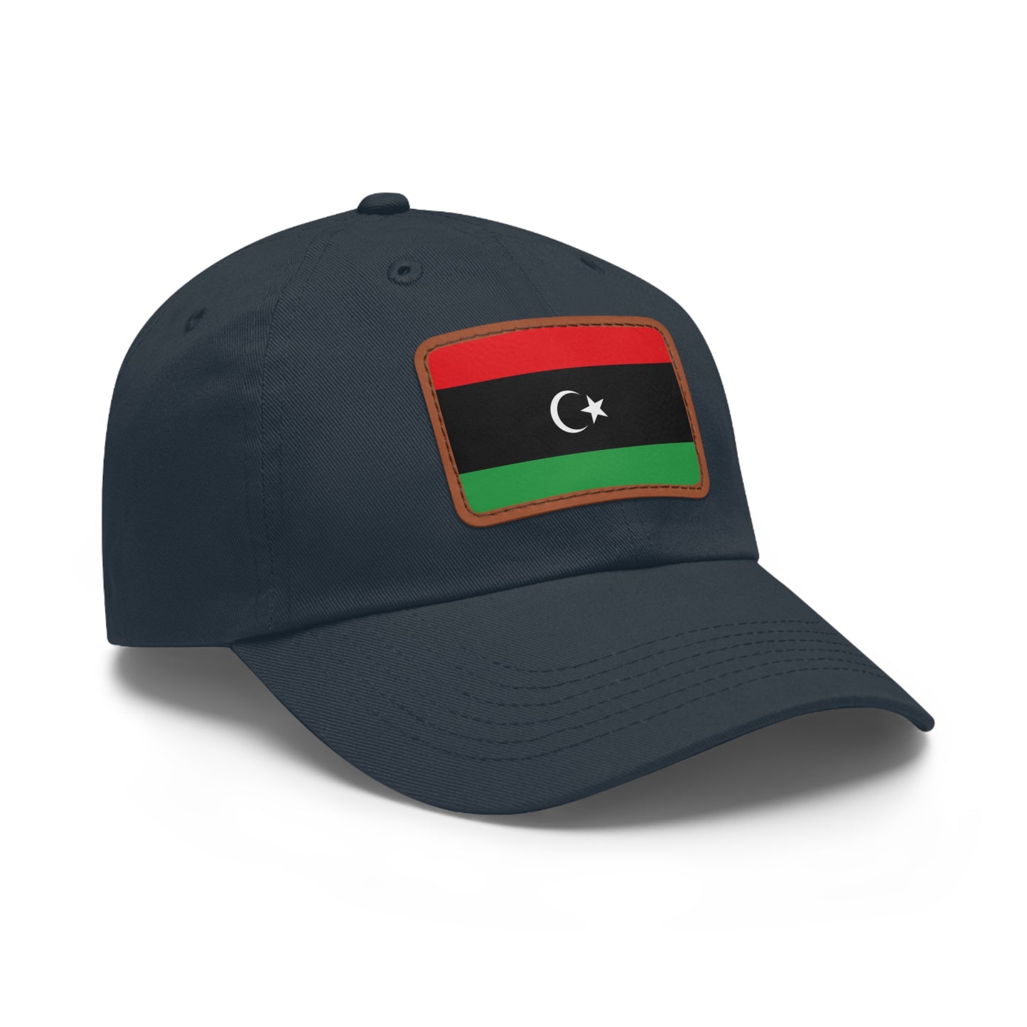 Libya Leather Patch Hat