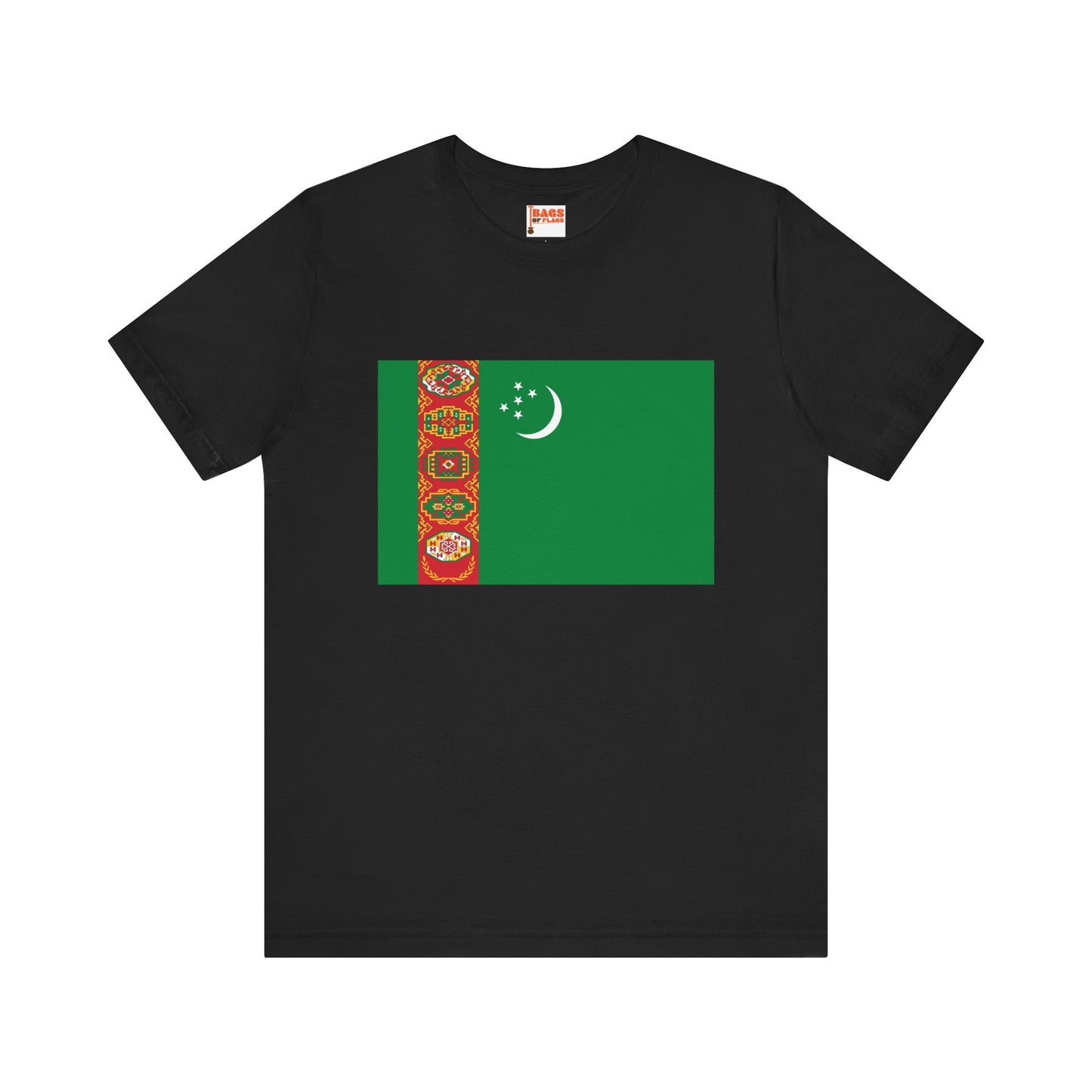 Turkmenistan Flag on T-shirt