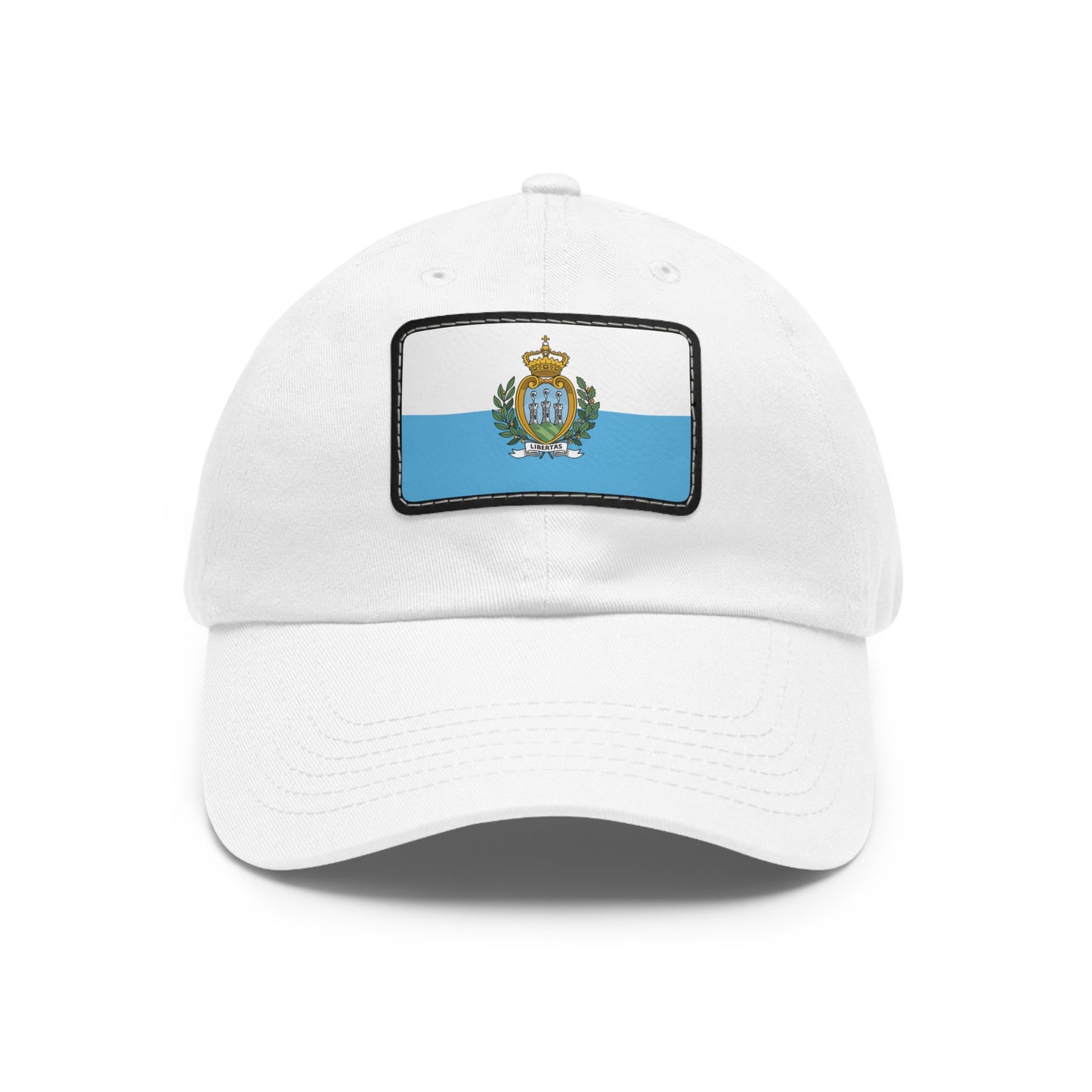 San Marino Leather Patch Hat
