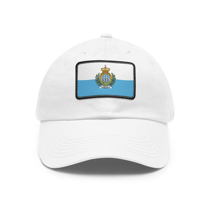 San Marino Leather Patch Hat