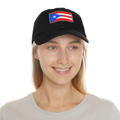 Puerto Rico Leather Patch Hat