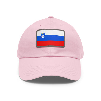 Slovenia Leather Patch Hat