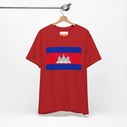 Cambodia Flag on T-shirt