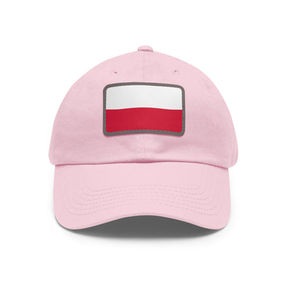 Poland Leather Patch Hat