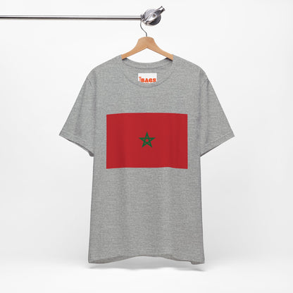 Morocco Flag on T-shirt