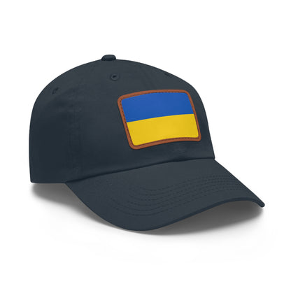 Ukraine Leather Patch Hat