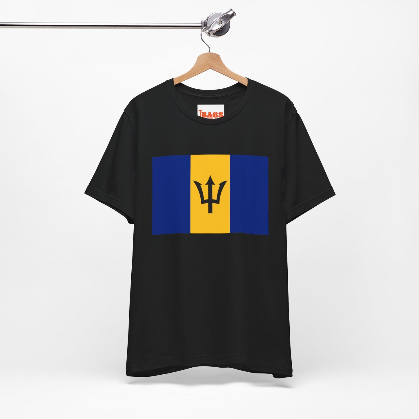 Barbados Flag on T-shirt