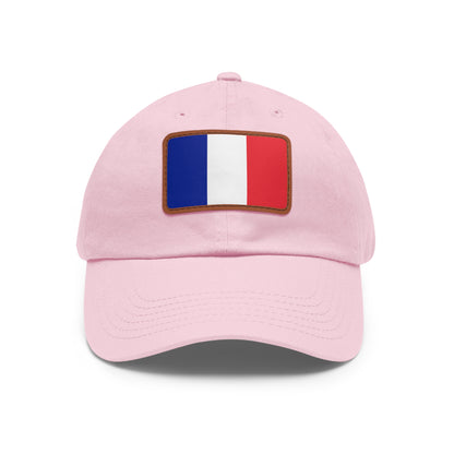 France Leather Patch Hat