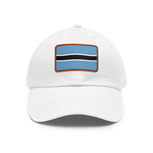 Botswana Leather Patch Hat