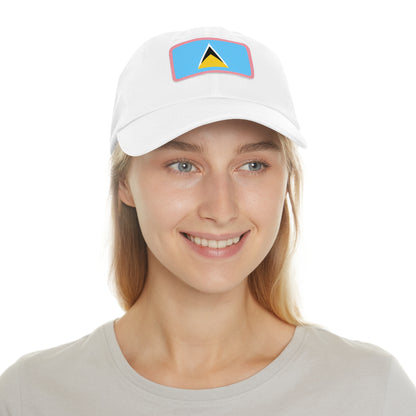 Saint Lucia Leather Patch Hat
