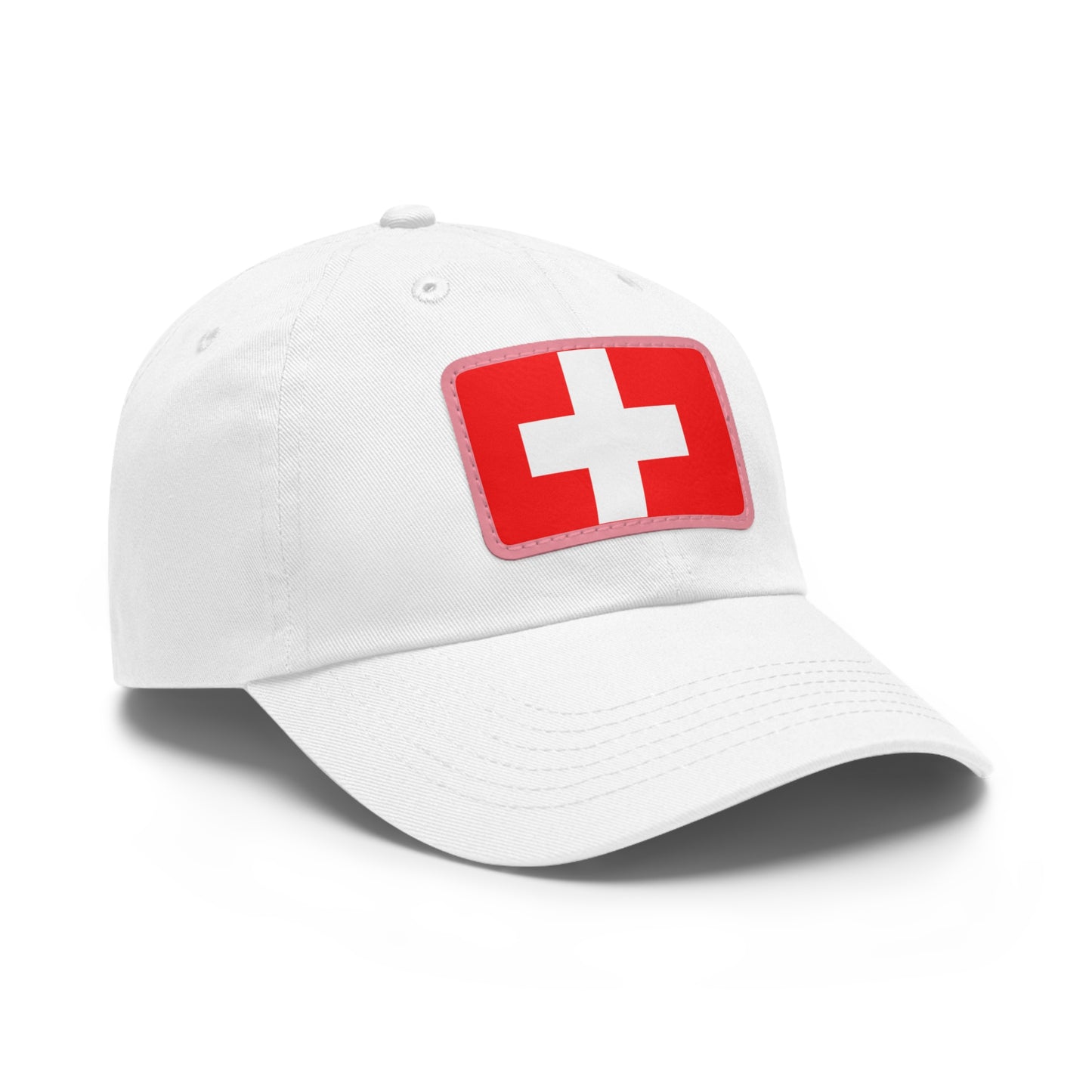 Switzerland Leather Patch Hat