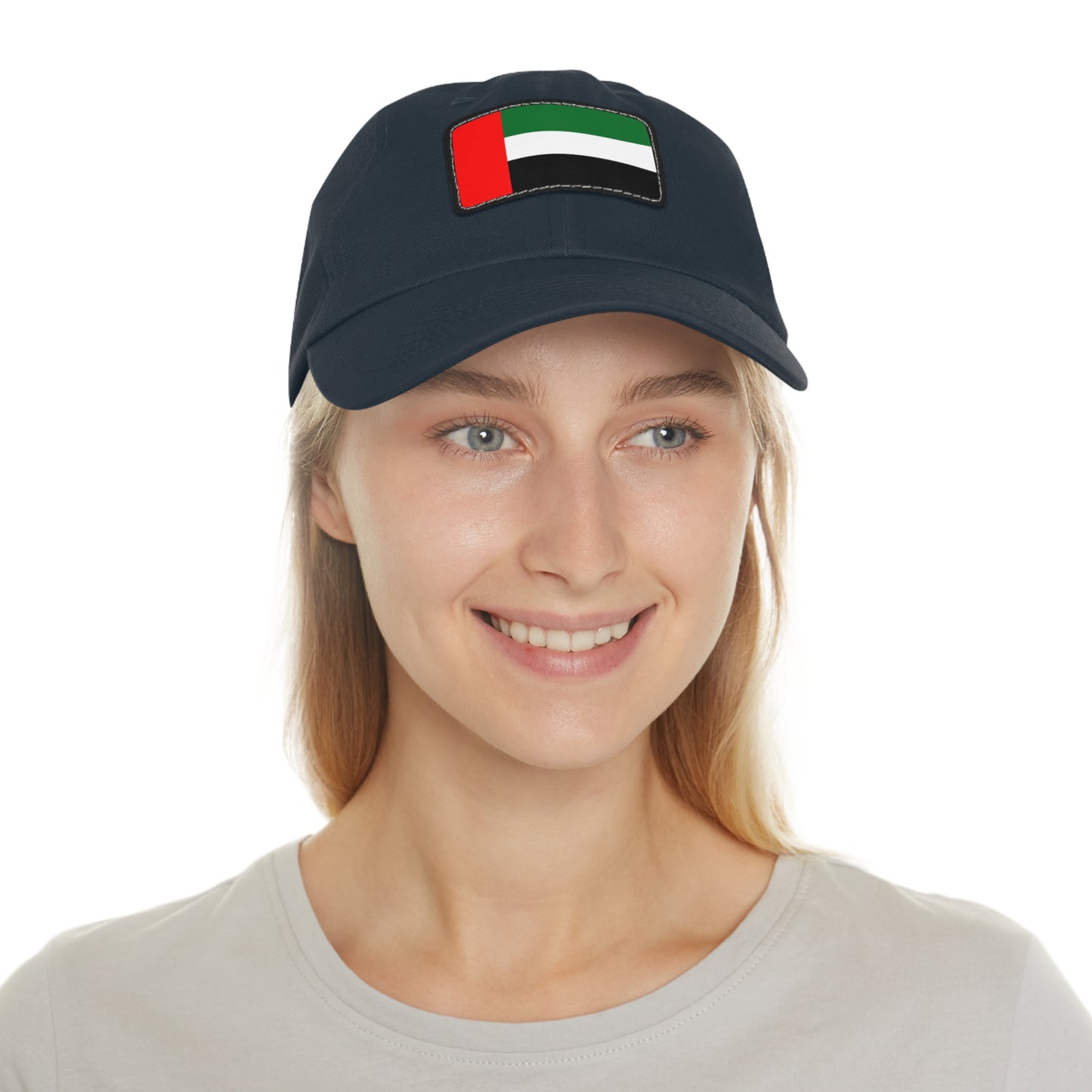 United Arab Emirates Leather Patch Hat