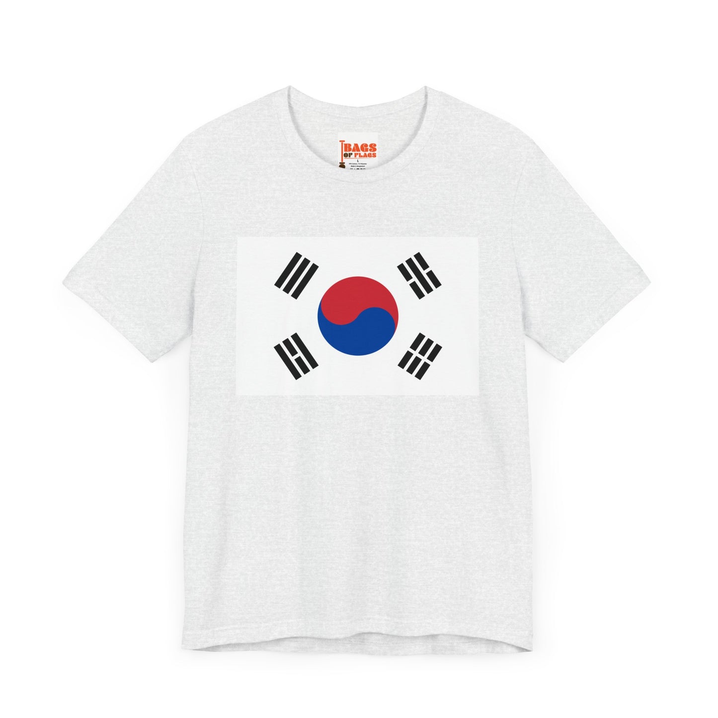 South Korea Flag on T-shirt