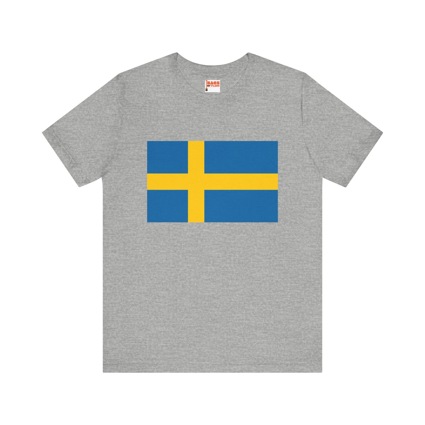 Sweden Flag on T-shirt