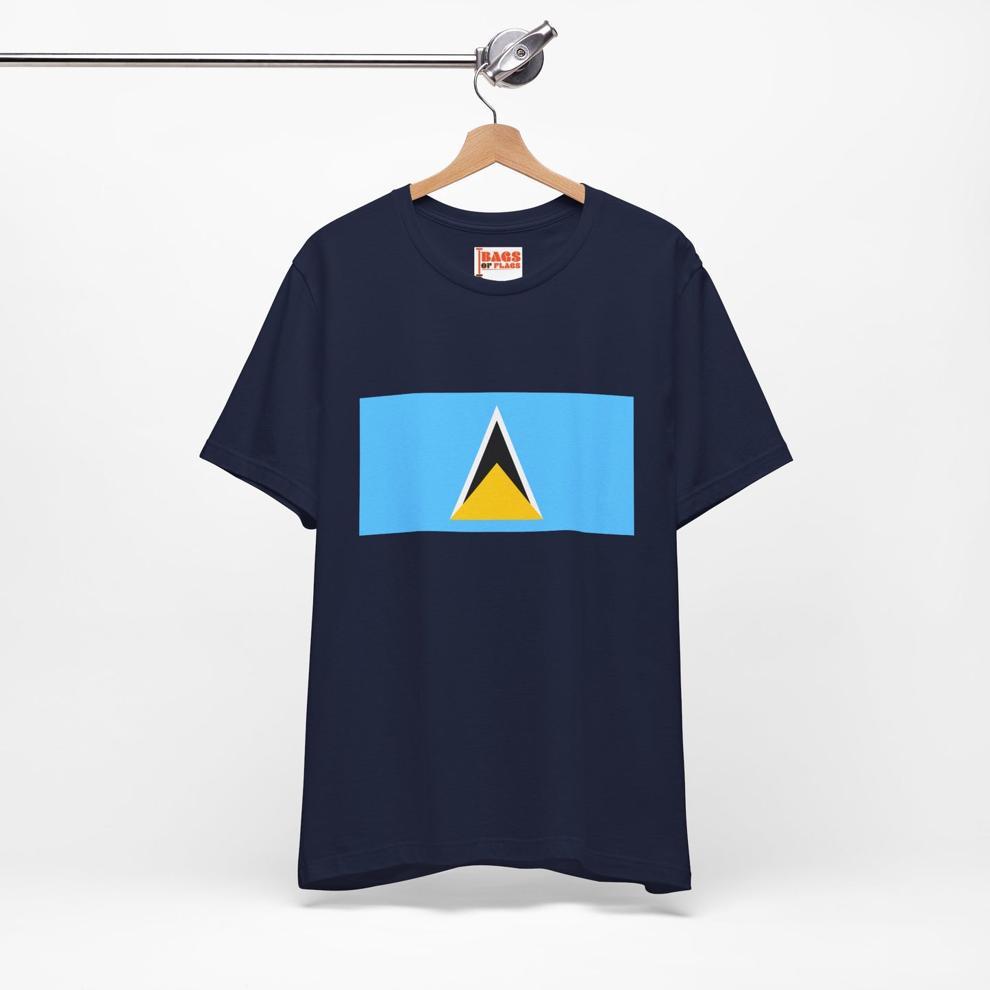 Saint Lucia Flag on T-shirt