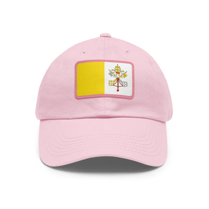 Vatican City Leather Patch Hat