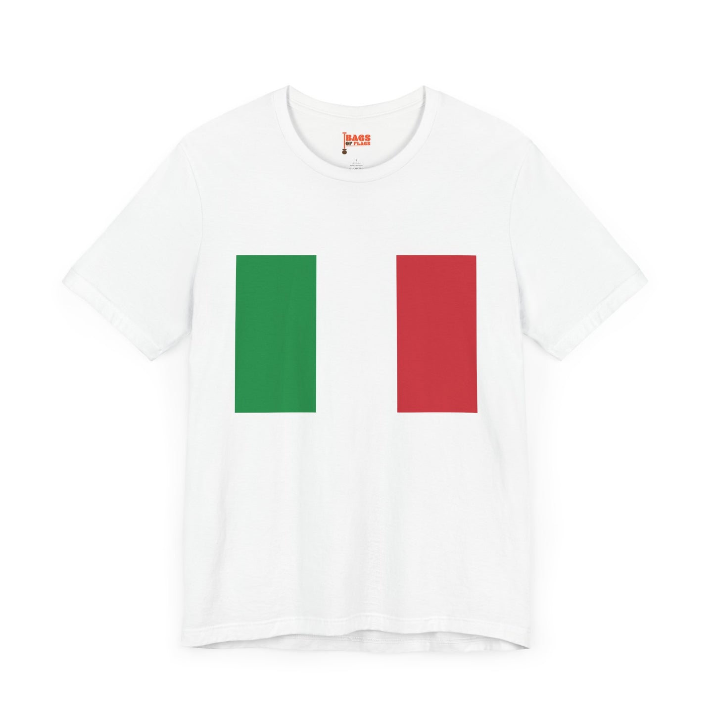 Italy Flag on T-shirt