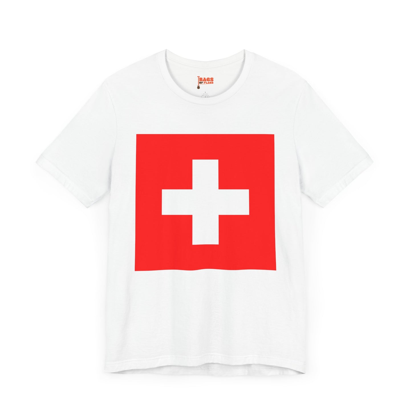 Switzerland Flag on T-shirt