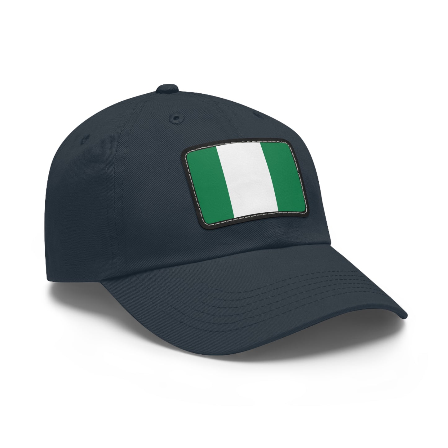 Nigeria Leather Patch Hat