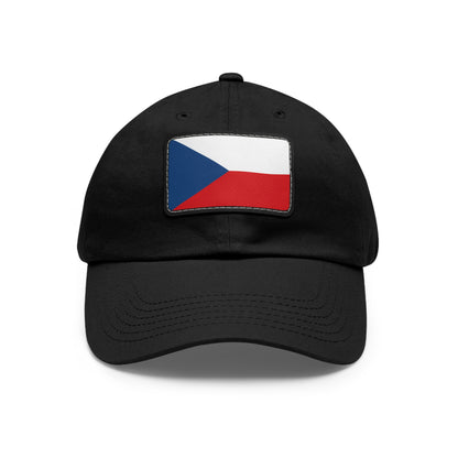 Czech Republic Leather Patch Hat