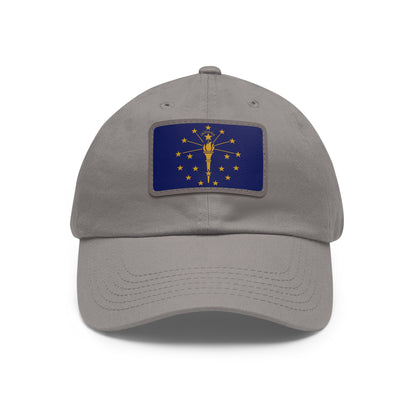 Indiana Leather Patch Hat