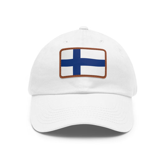 Finland Leather Patch Hat