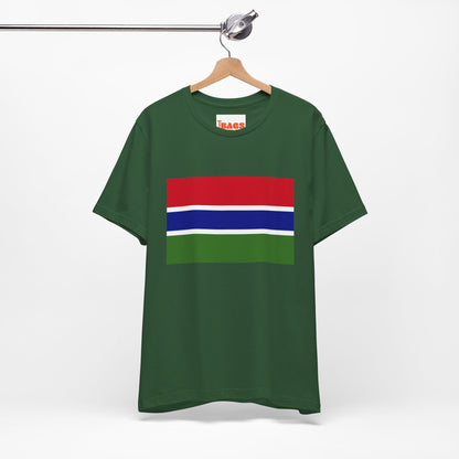 The Gambia Flag on T-shirt