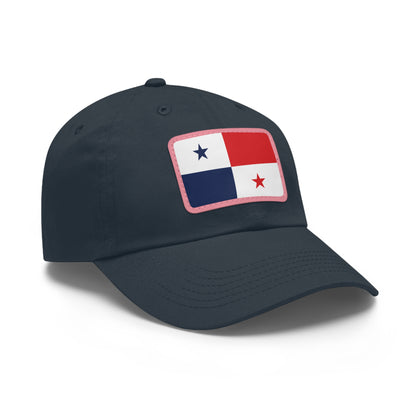 Panama Leather Patch Hat