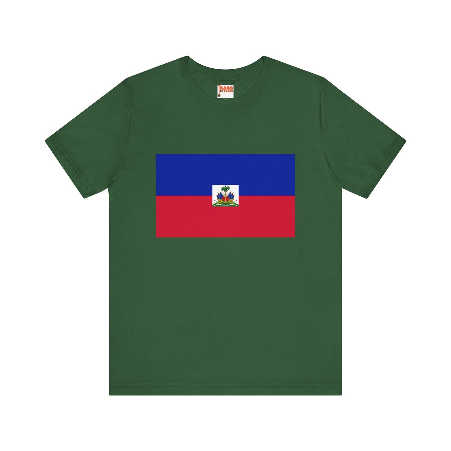 Haiti Flag on T-shirt