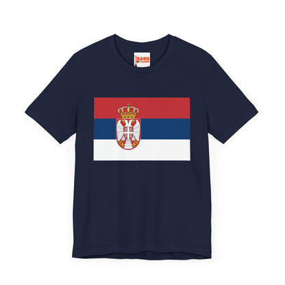 Serbia Flag on T-shirt