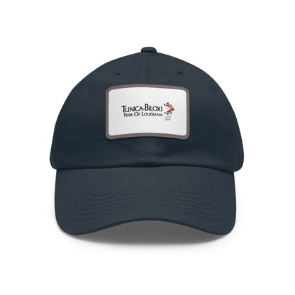 Tunica-Biloxi Tribe Leather Patch Hat