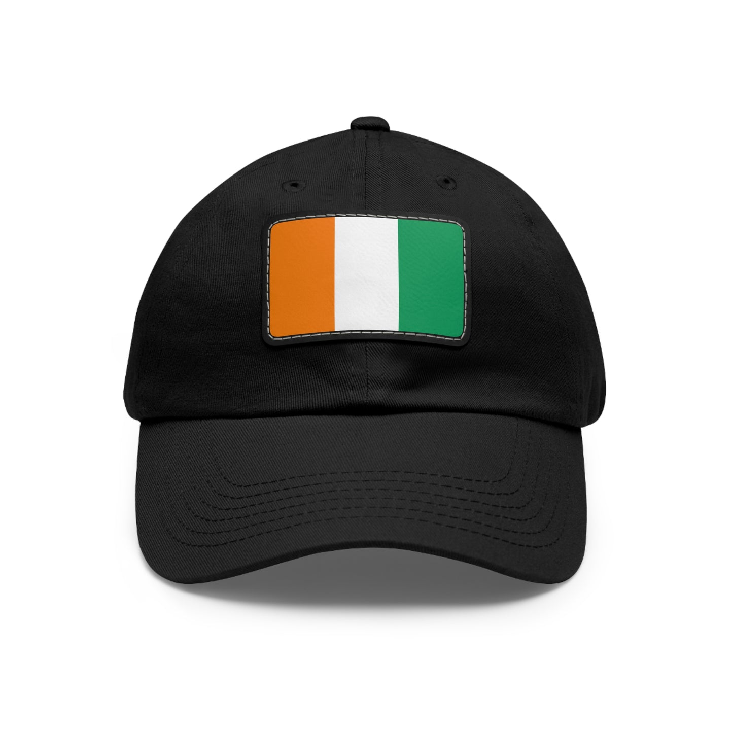 Côte d’Ivoire Leather Patch Hat