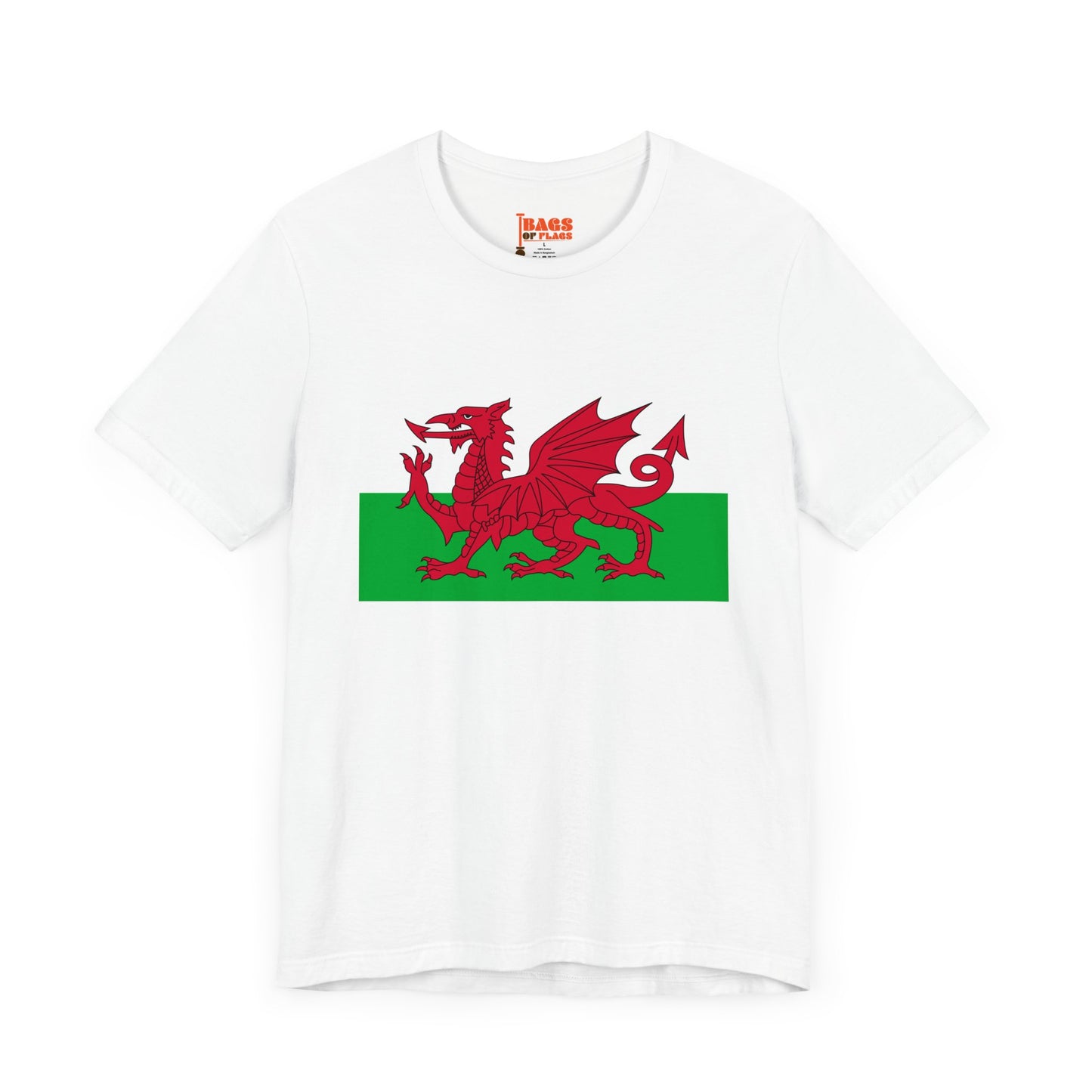 Wales Flag on T-shirt