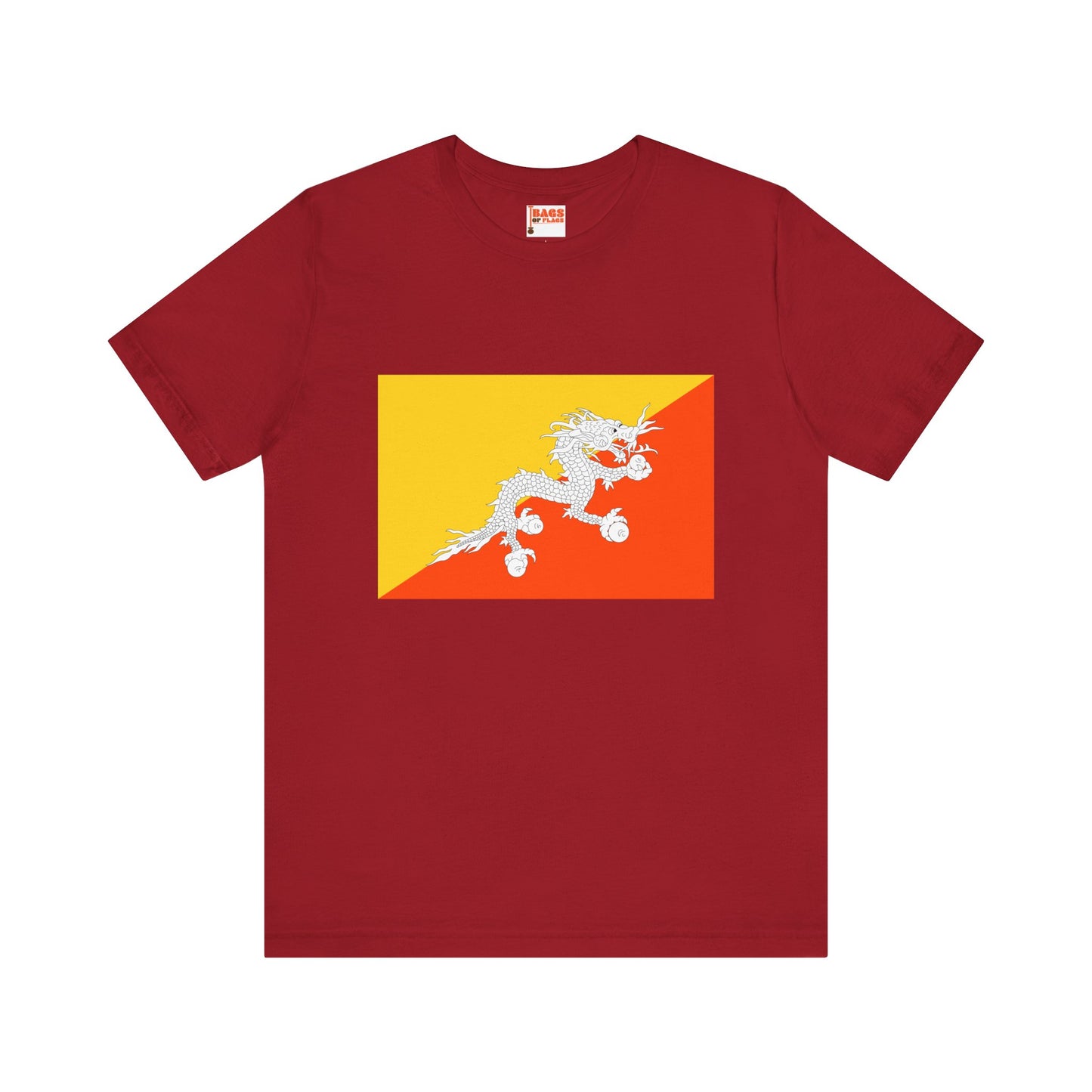 Bhutan Flag on T-shirt