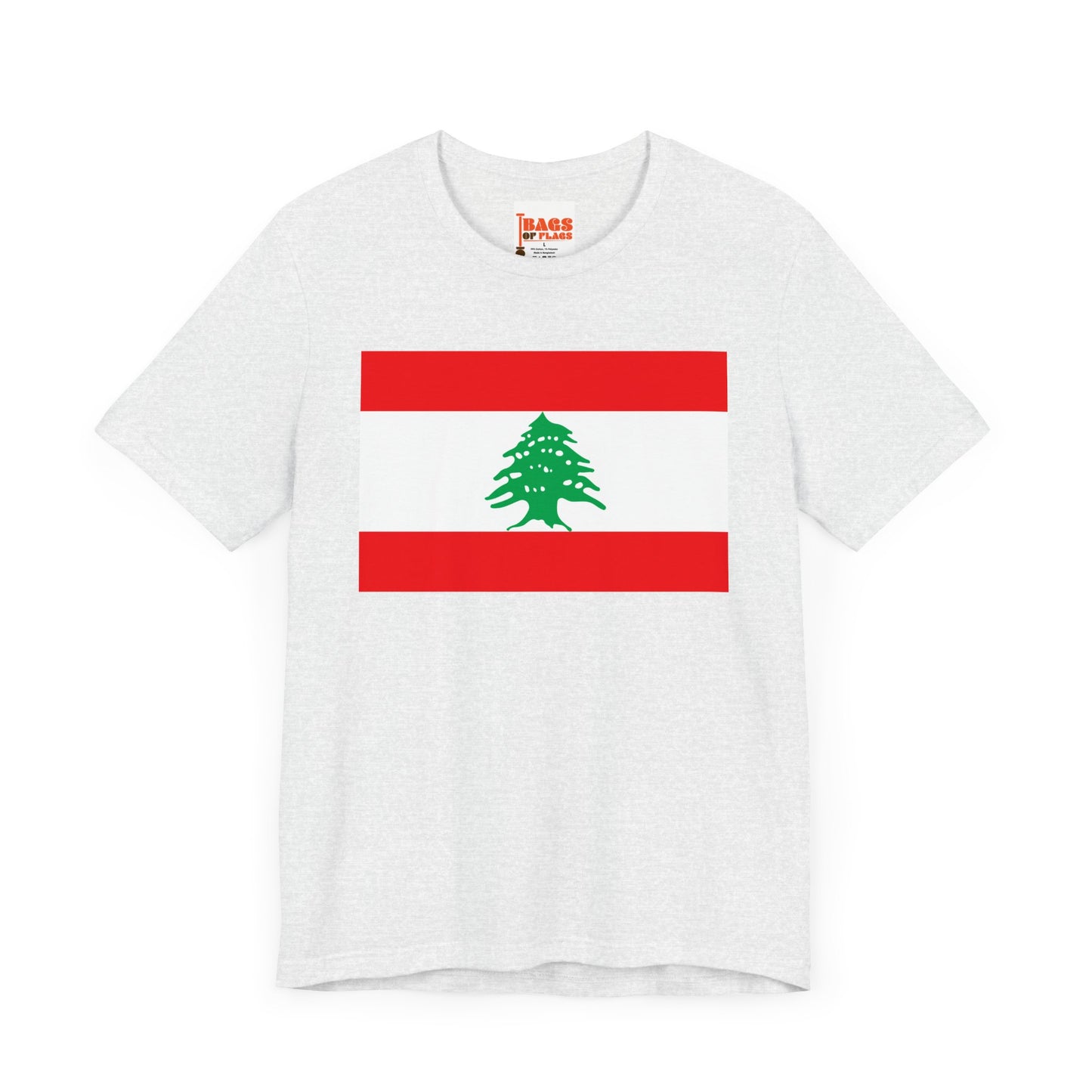 Lebanon Flag on T-shirt