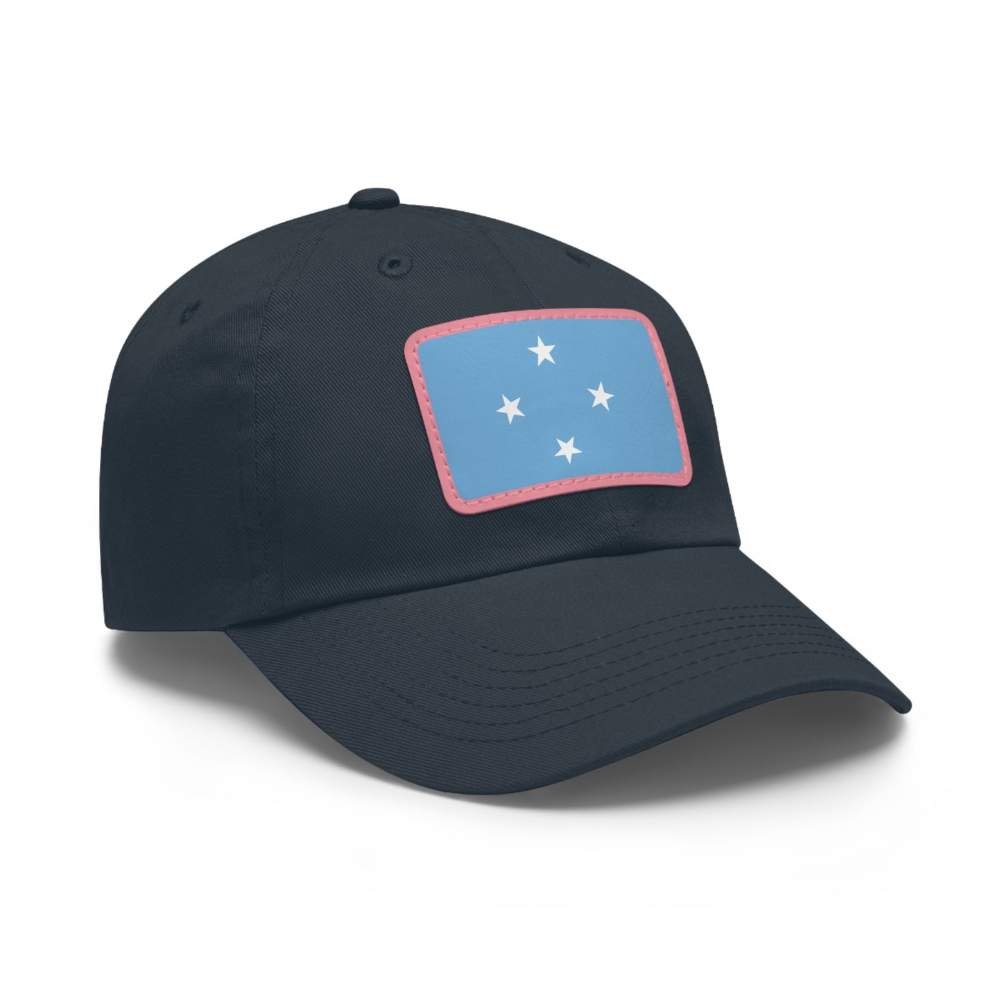 Federated States of Micronesia Leather Patch Hat