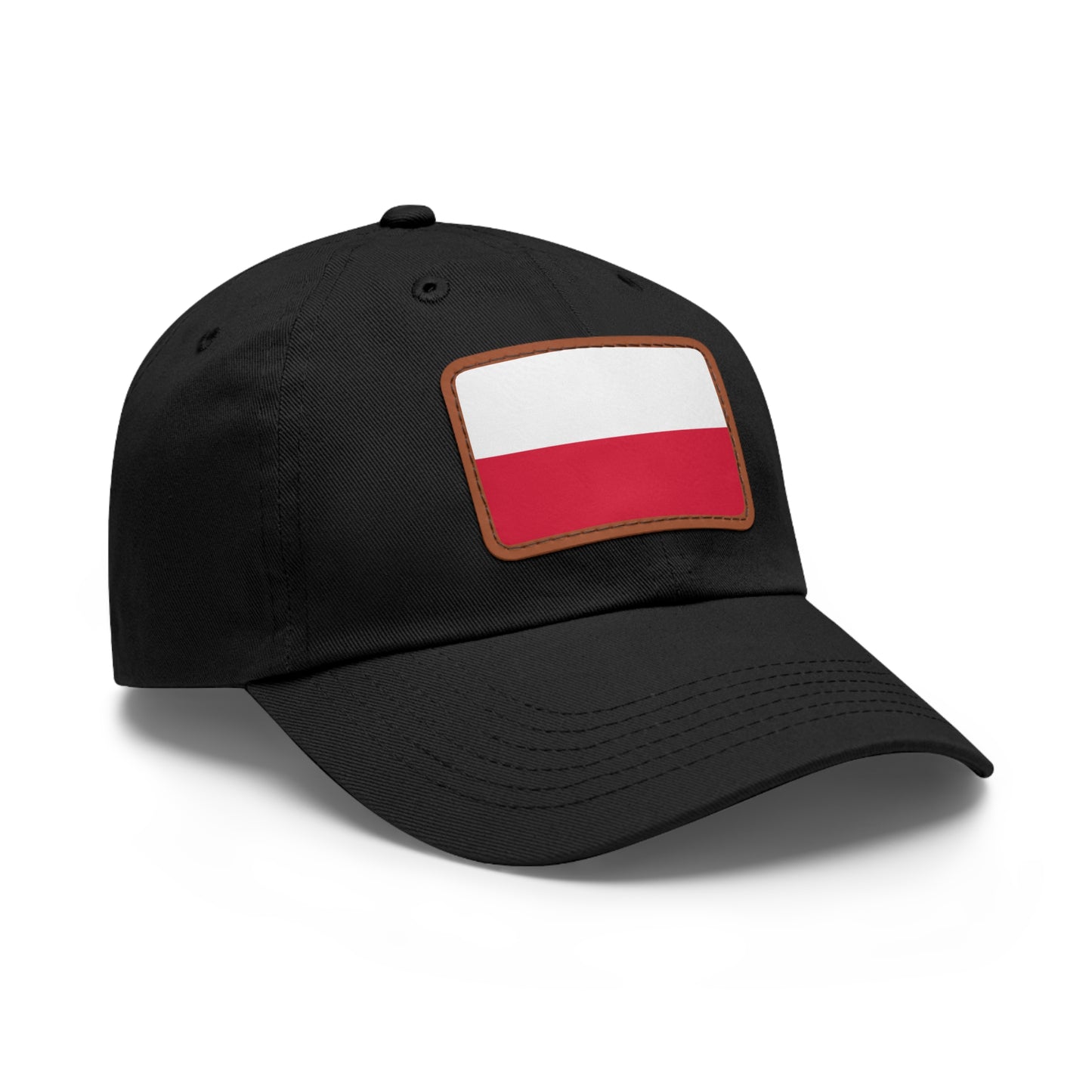 Poland Leather Patch Hat