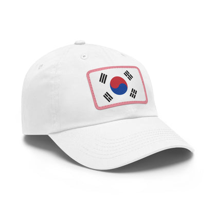 South Korea Leather Patch Hat